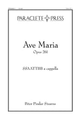 Ave Maria Op. 261 SSAATTBB choral sheet music cover